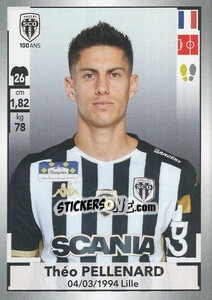 Sticker Théo Pellenard - FOOT 2019-2020 n. 44 - Panini