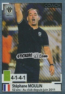 Sticker Stéphane Moulin - FOOT 2019-2020 - Panini