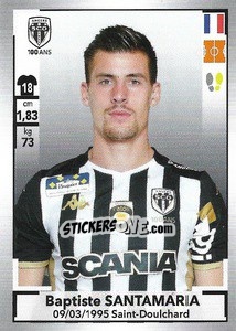 Sticker Baptiste Santamaria - FOOT 2019-2020 n. 53 - Panini