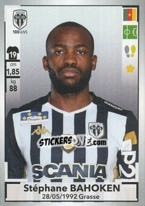 Sticker Stéphane Bahoken - FOOT 2019-2020 n. 55 - Panini
