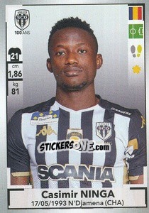 Sticker Casimir Ninga - FOOT 2019-2020 n. 58 - Panini