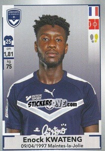 Sticker Enock Kwateng - FOOT 2019-2020 n. 67 - Panini