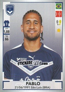 Sticker Pablo - FOOT 2019-2020 - Panini