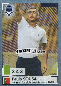 Sticker Paulo Sousa - FOOT 2019-2020 n. 70 - Panini