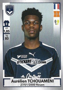 Cromo Aurélien Tchouaméni - FOOT 2019-2020 - Panini