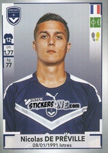 Sticker Nicolas De Préville - FOOT 2019-2020 n. 80 - Panini