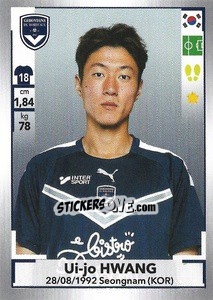 Sticker Ui-Jo Hwang - FOOT 2019-2020 n. 81 - Panini