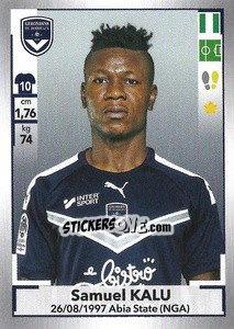 Sticker Samuel Kalu - FOOT 2019-2020 n. 82 - Panini