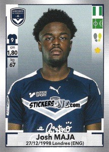 Sticker Josh Maja - FOOT 2019-2020 - Panini