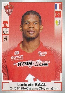Sticker Ludovic Baal - FOOT 2019-2020 n. 89 - Panini