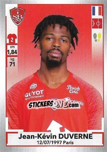 Figurina Jean-Kevin Duverne - FOOT 2019-2020 - Panini