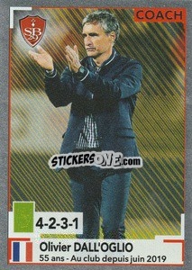 Sticker Olivier Dall'Oglio - FOOT 2019-2020 n. 95 - Panini