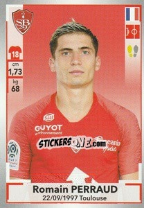 Sticker Romain Perraud - FOOT 2019-2020 n. 98 - Panini
