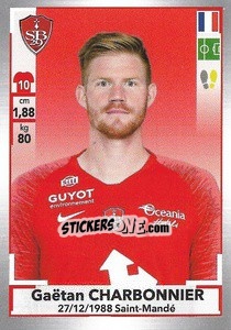 Sticker Gaëtan Charbonnier - FOOT 2019-2020 n. 107 - Panini