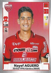 Sticker Nayef Aguerd - FOOT 2019-2020 - Panini