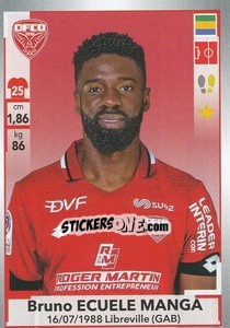 Figurina Bruno Ecuele Manga - FOOT 2019-2020 n. 118 - Panini