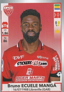 Figurina Bruno Ecuele Manga - FOOT 2019-2020 - Panini