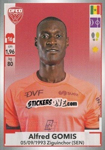 Sticker Alfred Gomis - FOOT 2019-2020 n. 122 - Panini