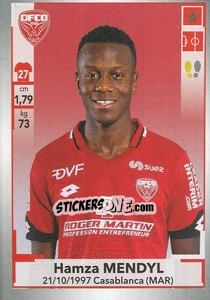 Cromo Hamza Mendyl - FOOT 2019-2020 - Panini