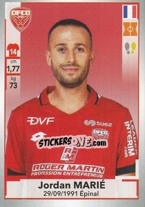 Cromo Jordan Marié - FOOT 2019-2020 - Panini