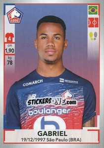 Sticker Gabriel - FOOT 2019-2020 n. 142 - Panini