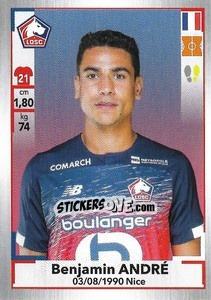 Sticker Benjamin André - FOOT 2019-2020 n. 148 - Panini