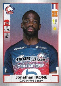 Sticker Jonathan Ikoné - FOOT 2019-2020 n. 149 - Panini