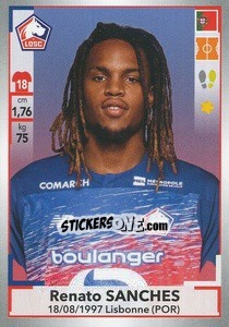 Sticker Renato Sanches - FOOT 2019-2020 n. 151 - Panini