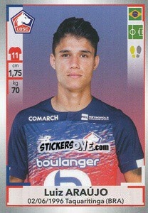 Sticker Luiz Araújo - FOOT 2019-2020 - Panini