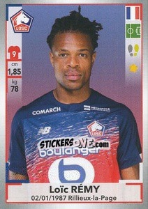 Cromo Loïc Rémy - FOOT 2019-2020 n. 158 - Panini