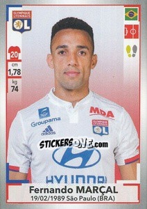 Sticker Fernando Marçal - FOOT 2019-2020 n. 167 - Panini