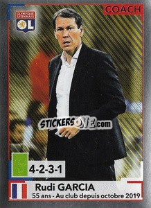 Sticker Rudi Garcia - FOOT 2019-2020 n. 170 - Panini
