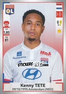 Cromo Kenny Tete - FOOT 2019-2020 - Panini