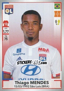 Sticker Thiago Mendes - FOOT 2019-2020 n. 176 - Panini