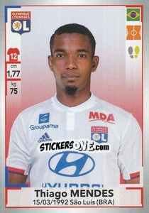 Figurina Thiago Mendes - FOOT 2019-2020 - Panini