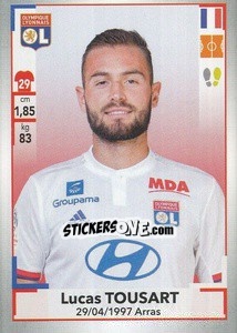 Sticker Lucas Tousart - FOOT 2019-2020 n. 178 - Panini