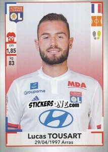 Sticker Lucas Tousart - FOOT 2019-2020 - Panini