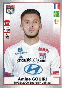 Sticker Amine Gouiri - FOOT 2019-2020 n. 182 - Panini