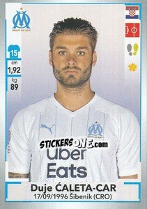 Sticker Duje Caleta-Car - FOOT 2019-2020 n. 190 - Panini
