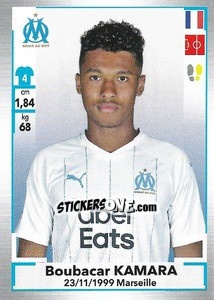 Sticker Boubacar Kamara - FOOT 2019-2020 n. 192 - Panini