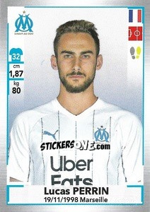 Sticker Lucas Perrin - FOOT 2019-2020 n. 193 - Panini