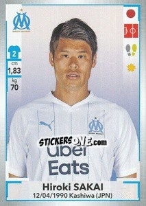 Sticker Hiroki Sakai - FOOT 2019-2020 - Panini