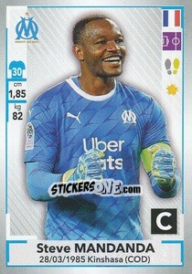 Sticker Steve Mandanda - FOOT 2019-2020 n. 196 - Panini