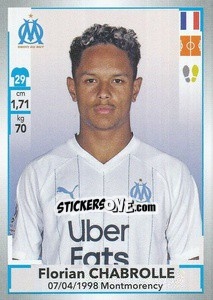 Sticker Florian Chabrolle - FOOT 2019-2020 n. 198 - Panini