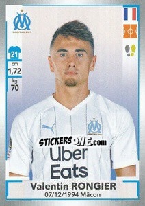 Sticker Valentin Rongier - FOOT 2019-2020 n. 201 - Panini
