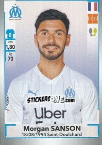 Sticker Morgan Sanson - FOOT 2019-2020 n. 202 - Panini