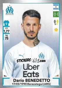 Sticker Dario Benedetto - FOOT 2019-2020 n. 205 - Panini