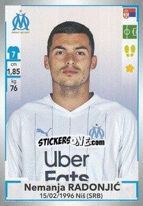 Sticker Nemanja Radonjic - FOOT 2019-2020 n. 208 - Panini