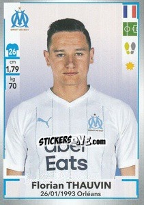 Sticker Florian Thauvin - FOOT 2019-2020 n. 209 - Panini