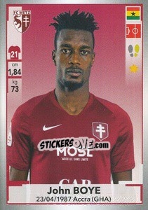 Figurina John Boye - FOOT 2019-2020 - Panini